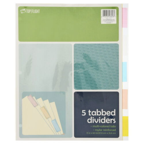 Top Flight Tabbed Dividers