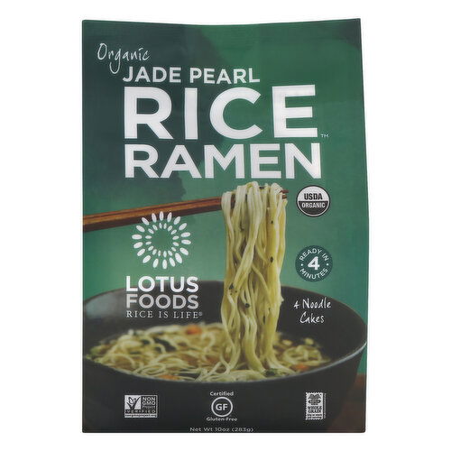 Lotus Foods Rice Ramen, Organic, Jade Pearl