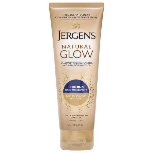 Jergens Natural Glow +Firming Collagen Amino Acids +Elastin Daily Moisturizer