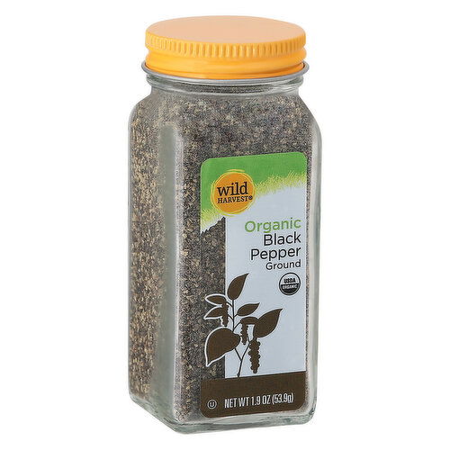 Wild Harvest Organic Black Pepper, Ground