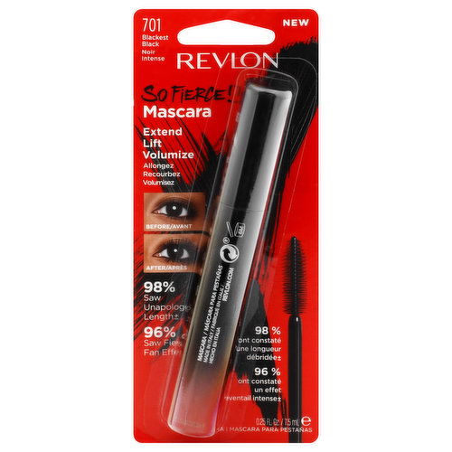 Revlon So Fierce Mascara, Blackest Black 701