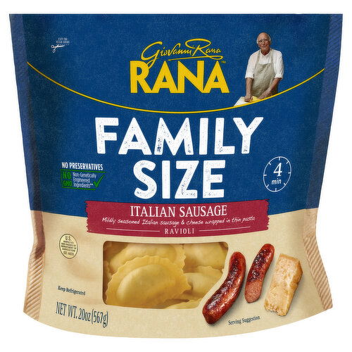 Rana Italian Sausage Ravioli Refrigerated Pasta