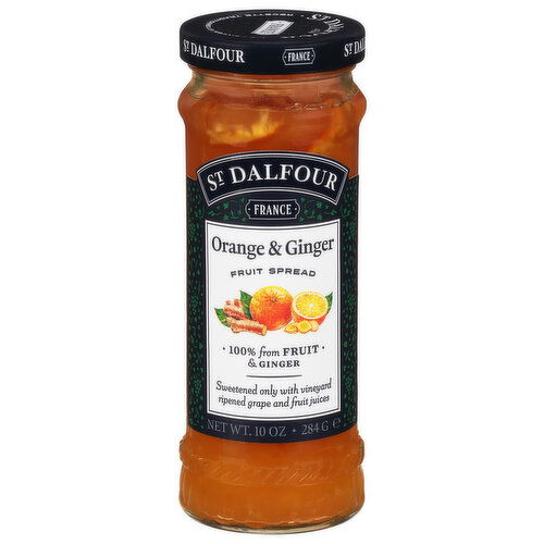 St Dalfour Fruit Spread, Orange & Ginger