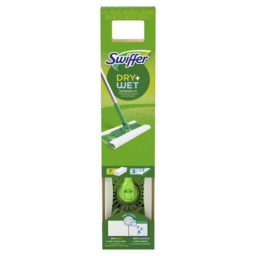 Swiffer Sweeper Swiffer Sweep + Mop, Broom & Mop Alternative, Floor Cleaner Set