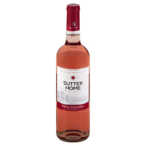 Sutter Home White Zinfandel, California