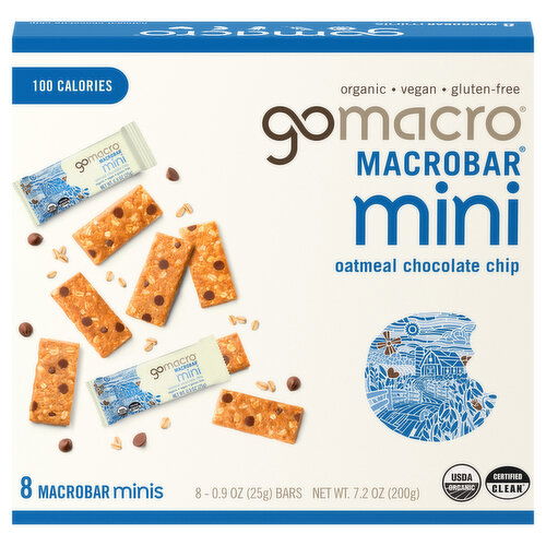 GoMacro Oatmeal Chocolate Chip Mini MacroBar