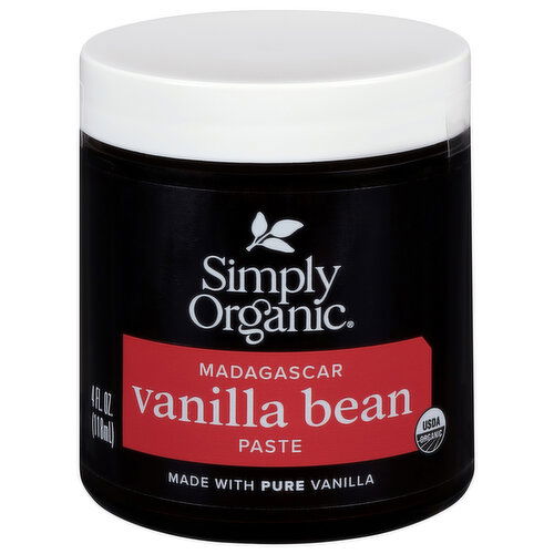 Simply Organic Paste, Vanilla Bean, Madagascar