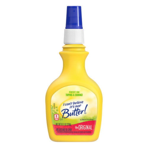 I Can't Believe It's Not Butter! Vegetable Oil Spray, 40%, The Original