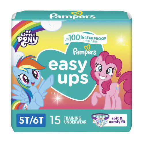 Pampers Easy Ups Easy Ups Training Underwear Girls Size 7 5T6T