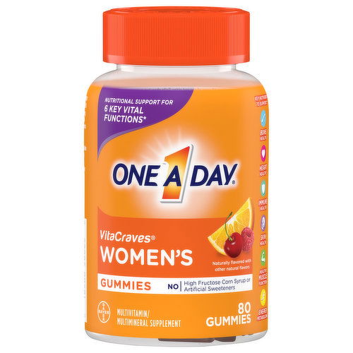 One A Day VitaCraves Multivitamin/Multimineral, Women's, Gummies