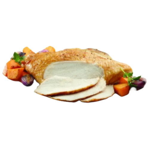Cub Rotisserie Turkey Breast, Cold, Bone In