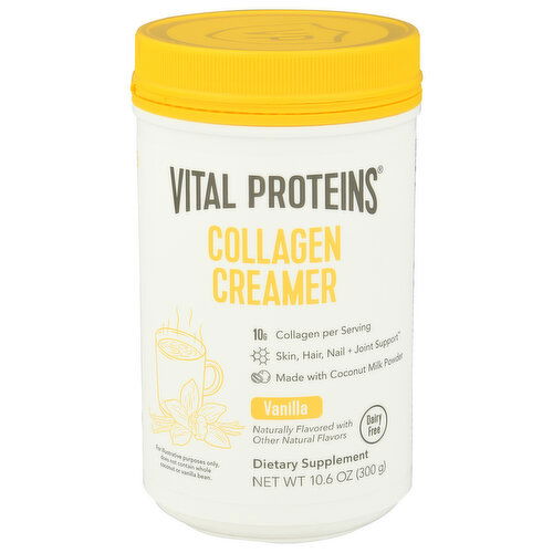 Vital Proteins Collagen Creamer, Dairy Free, Vanilla