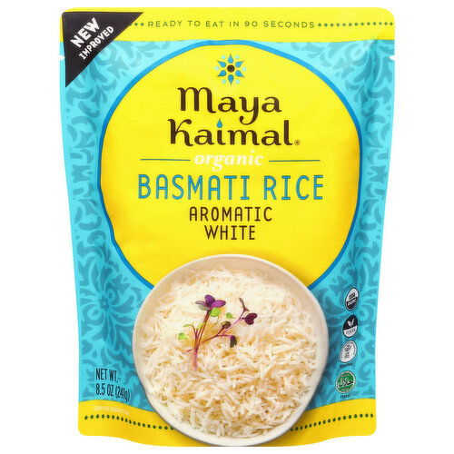 Maya Kaimal Basmati Rice, Organic, Aromatic White