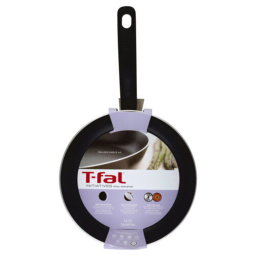 T-fal Initiatives Saute Pan, Non-Stick, 10.25 Inch