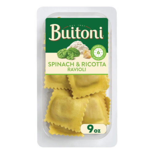 Buitoni Buitoni Spinach and Ricotta Ravioli, Refrigerated Pasta