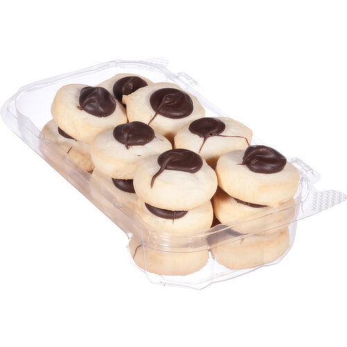 Cub Chocolate Thumbprint Cookies