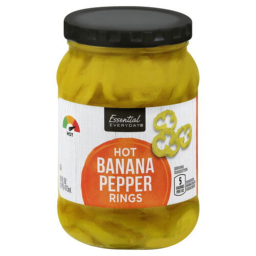 Essential Everyday Banana Pepper, Rings, Hot