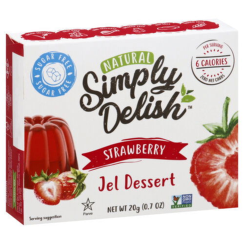 Simply Delish Jel Dessert, Strawberry