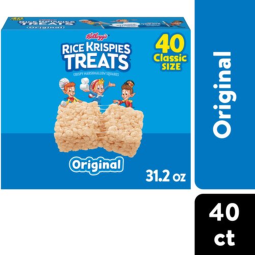 Rice Krispies Treats Crispy Marshmallow Squares, Original, Single Serve
