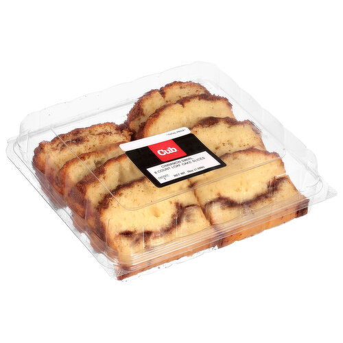Cub Cinnamon Swirl Loaf Cake Slices