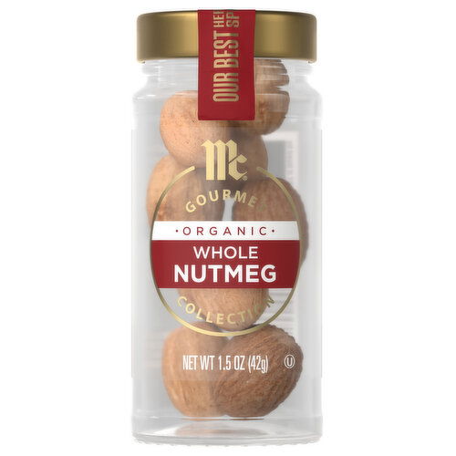 McCormick Gourmet Organic Whole Nutmeg