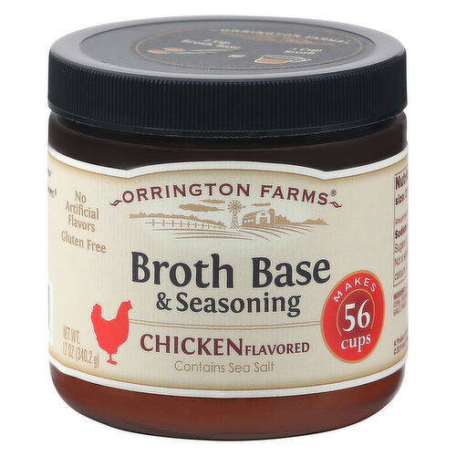 Orrington Farms Broth Base & Seasoning, Chicken Flavored