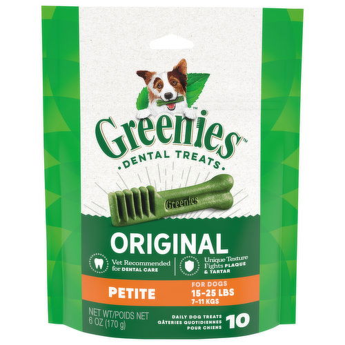 Greenies Dental Treats, Original, Petite