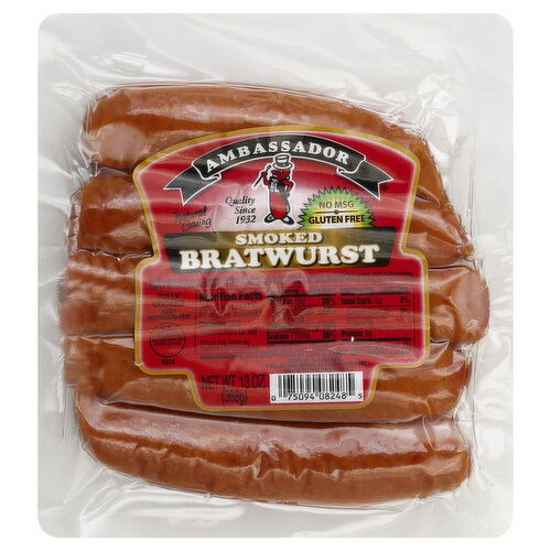 Ambassador Bratwurst, Smoked