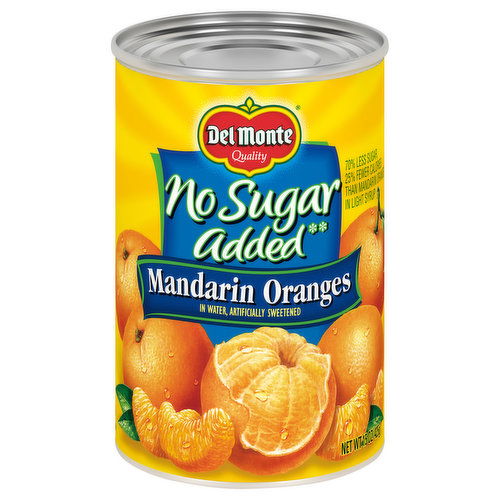 Del Monte Mandarin Oranges, No Sugar Added