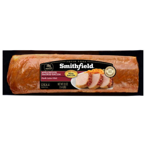 Smithfield Pork Loin Filet Applewood Smoked Bacon