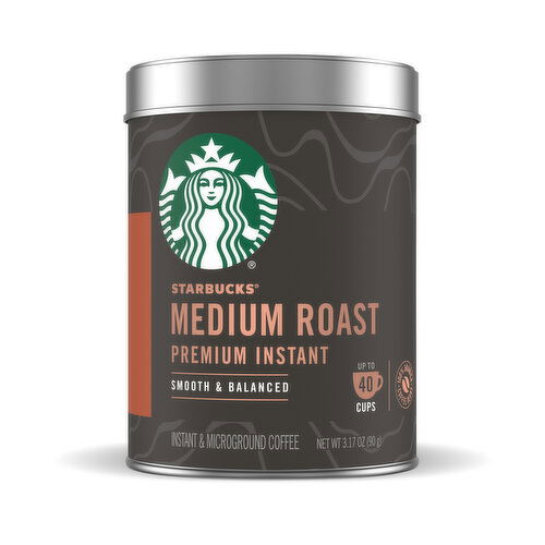 Starbucks Premium Instant Coffee, Medium Roast