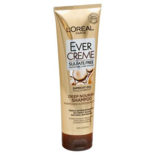 L'Oreal Ever Creme Shampoo, Deep Nourish, Apricot Oil