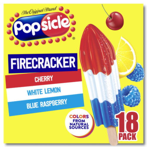 Popsicle Ice Pops Firecracker Frozen Confection Pop