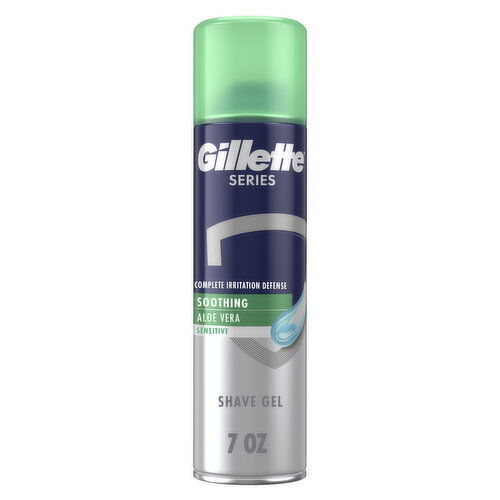 Gillette Series Soothing Shave Gel for men with Aloe Vera