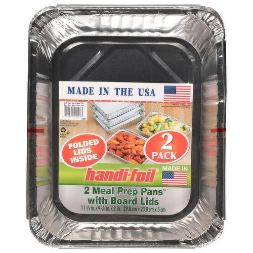 Handi-Foil Storage Containers with Board Lids, Extra Large