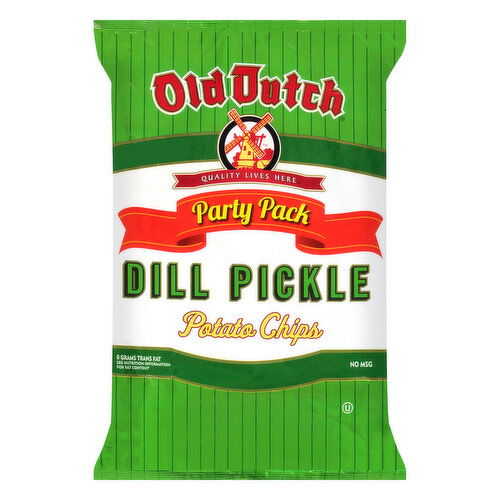 Old Dutch Foods Old Dutch Dill Pickle Flavored Potato Chips