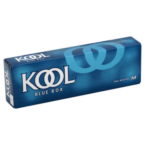 Kool Cigarettes, True Menthol, Blue Box
