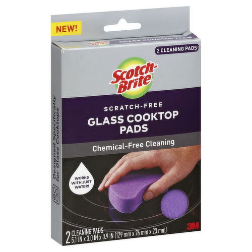 Scotch-Brite Glass Cooktop Pads, Scratch-Free