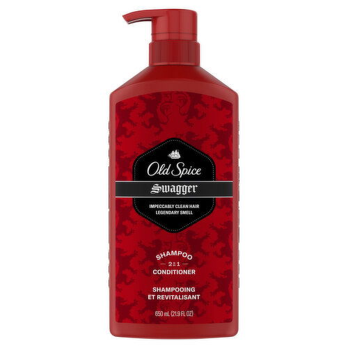 Old Spice Old Spice Swagger 2in1 Shampoo & Conditioner for Men, 21.9 fl oz