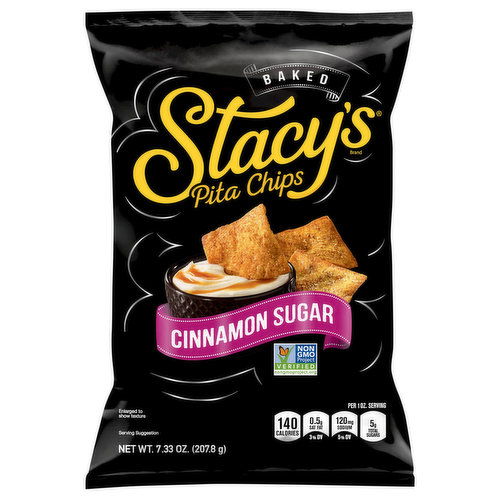 Stacy's Pita Chips, Cinnamon Sugar, Baked