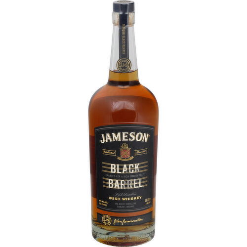 Jameson Whiskey, Irish, Triple Distilled, Black Barrel