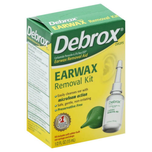 Debrox Earwax Removal Kit, Drops