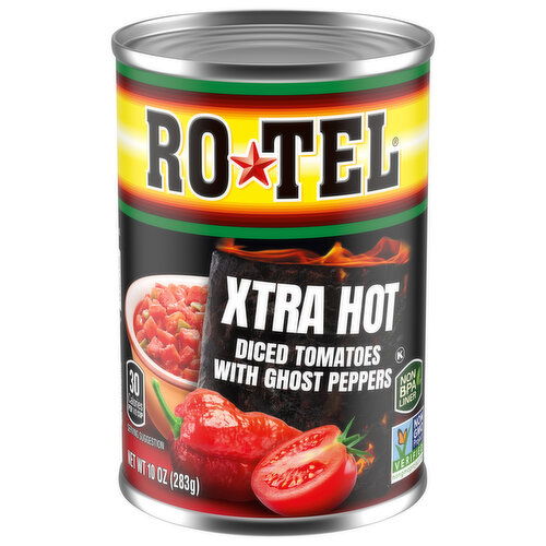 Ro-Tel Tomatoes, with Ghost Peppers, Diced, Xtra Hot