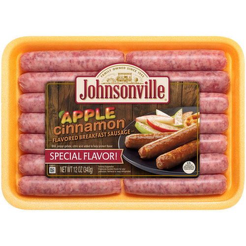 Johnsonville Apple Cinnamon Flavored Breakfast Sausage