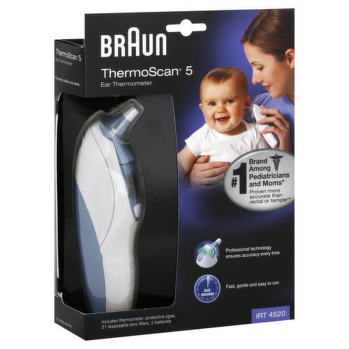 Braun ThermoScan 5 Thermometer, Ear