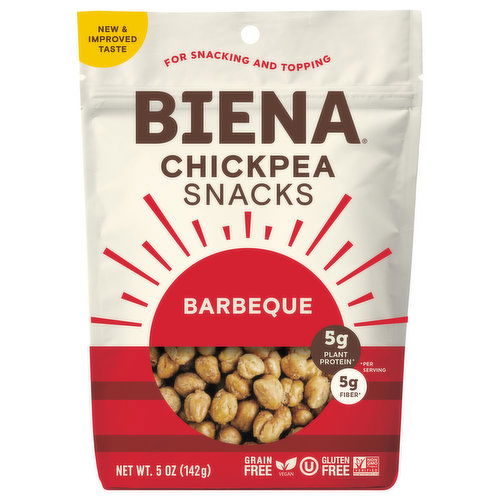 Biena Chickpea Snacks, Barbeque