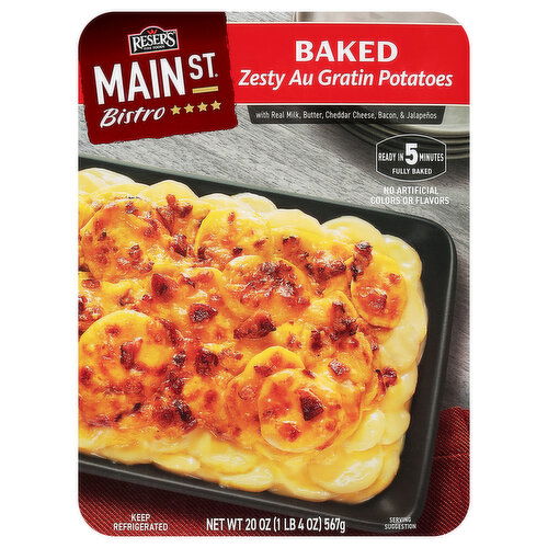 Main St Bistro Zesty Au Gratin Potatoes, Baked