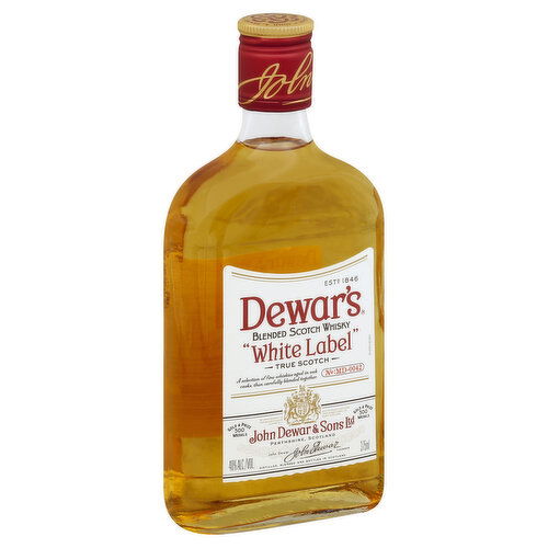 Dewars White Label Whisky, Scotch, Blended