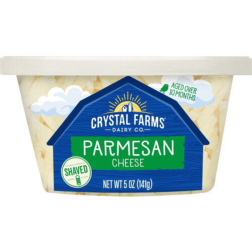 Crystal Farms Cheese, Parmesan, Shaved
