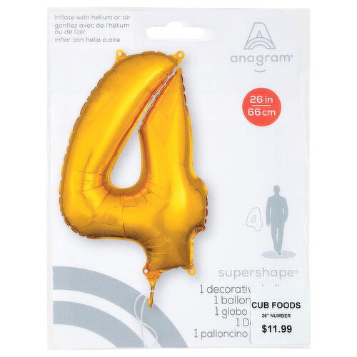 Anagram 26 Inch Decorative Balloon